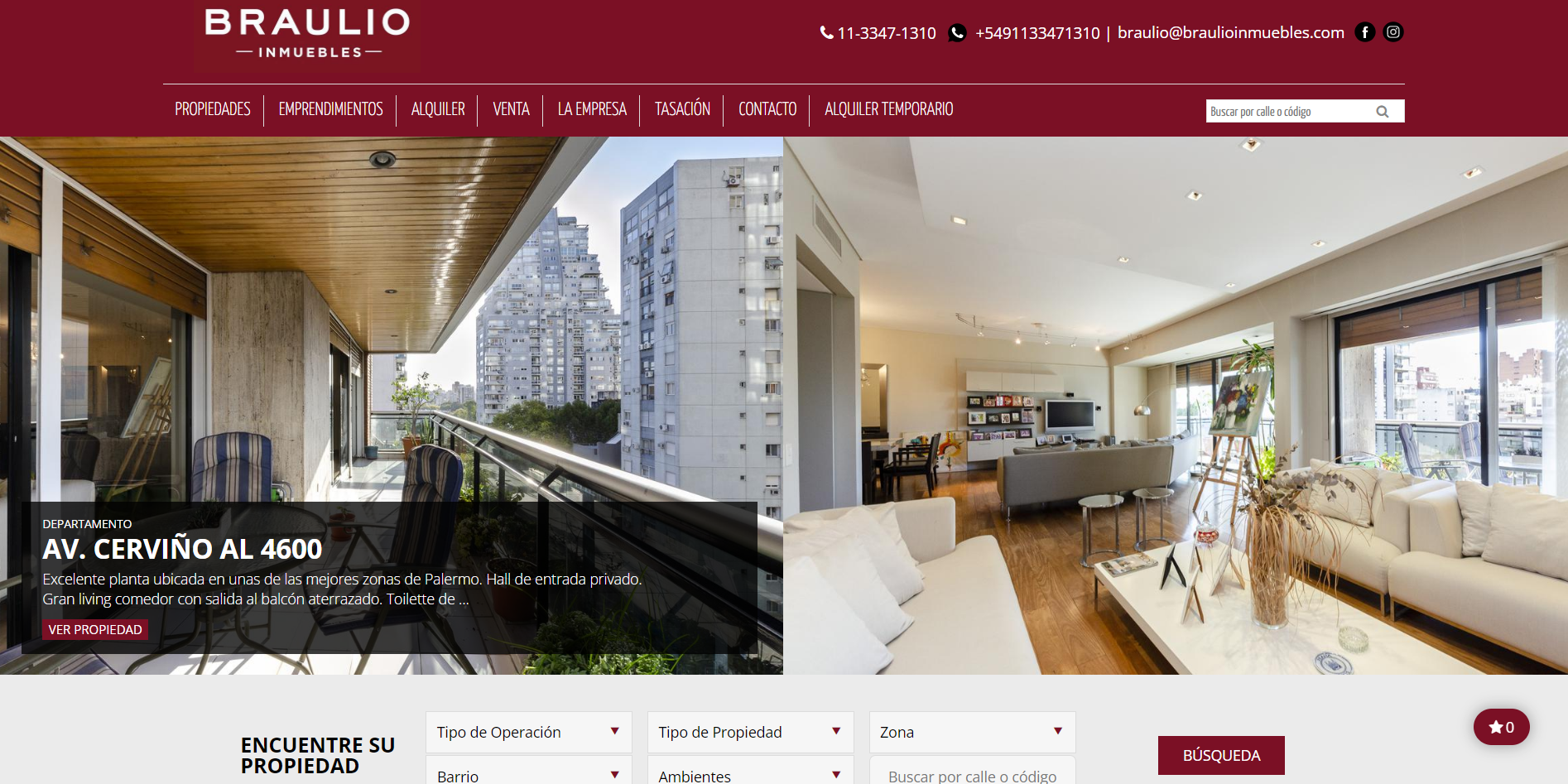 Braulio inmuebles by Tokko Broker